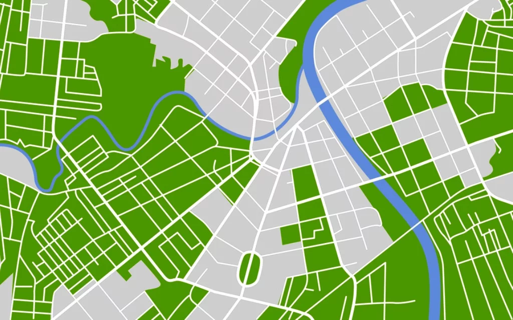City map ACTUACIONES AMBIENTALES EN EL URBANISMO CONSULTORIA